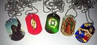 Dog Tags Ordered with Children's Favorite Super Heroes, Etc.
